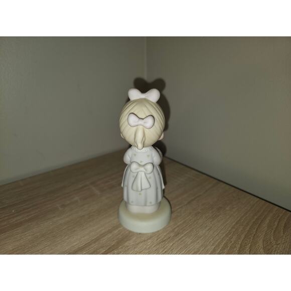 1989 Precious Moments "The Good Lord Always Delivers" 523453 Porecelain Figurine - Picture 3 of 5